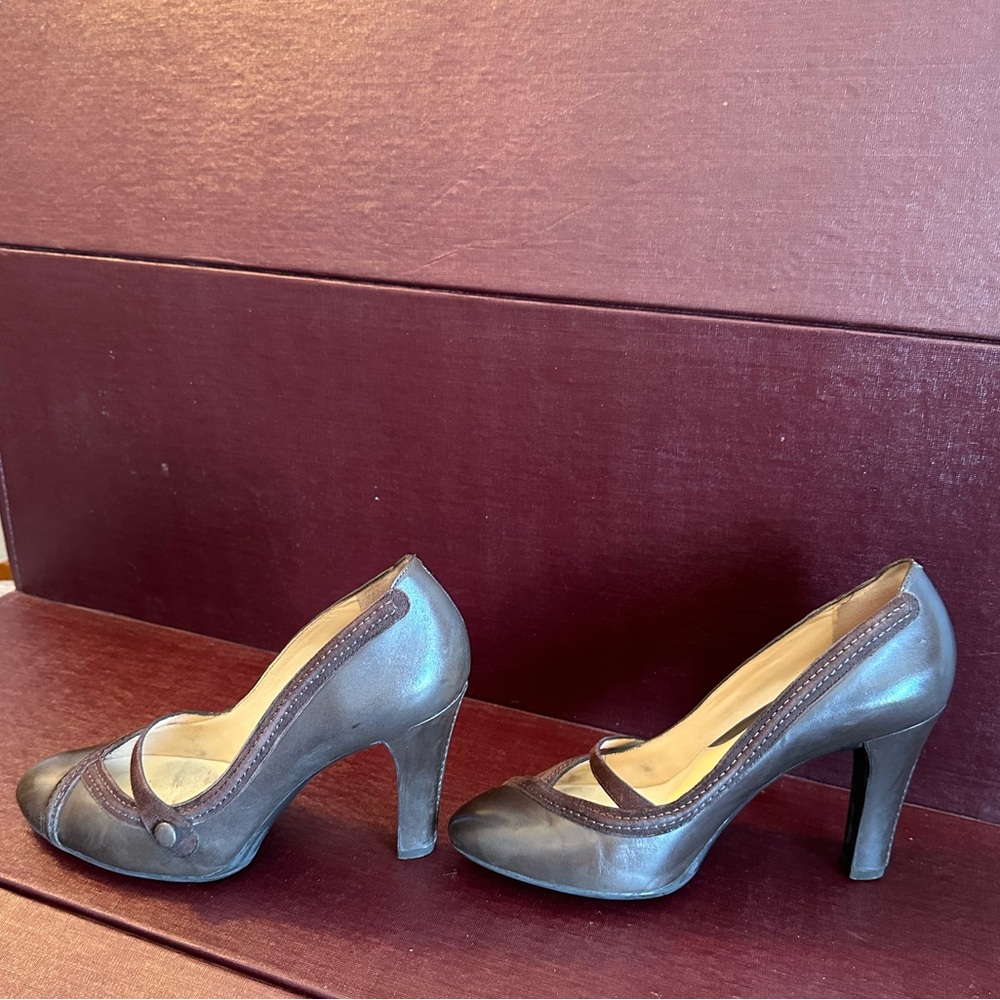 Cole Haan Brown Heels Adelyn Mary Jane pumps dark chocolate 8.5 B original box - Picture 9 of 15